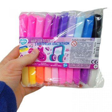 Фото1.Набір повітряного пластиліну (20 кольорів)