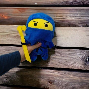 Фото1.Мʼяка іграшка Ніндзяго 25 см смарагдовий