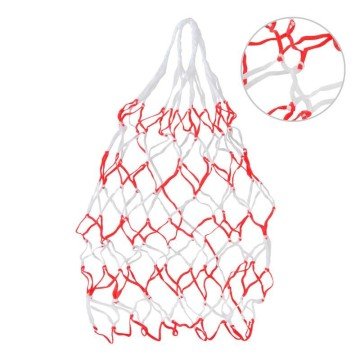 Фото1.Сітка для мʼячів, велика, тканинна, 110 см (мікс кольорів)