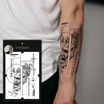 Фото1.Тимчасові тату-перебивки 