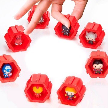 Фото1.Колекційна фігурка-сюрприз NANO PODS - Марвел: Месники