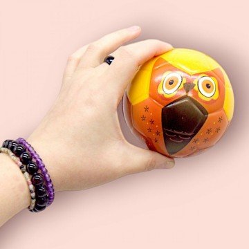 Фото2.Мʼяч фомовий, 10 см, мікс видів