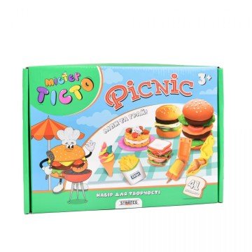 Фото1.Набір для творчості Містер тісто Picnic Strateg українською мовою
