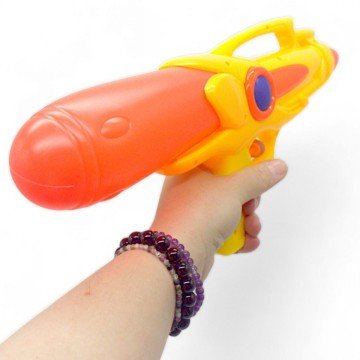 Фото1.Водний пістолет пластиковий (37 см.), жовтий