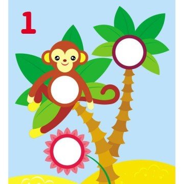 Фото2.Мозаїка з наліпок : Кружечки. Для дітей від 3 років (у)