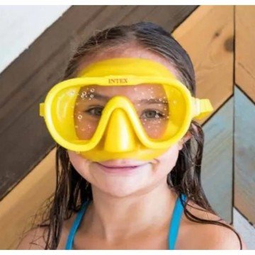 Фото1.Маска і трубка Aquaflow Play,(салатовий) Intex (241345)