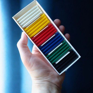 Фото2.Пластилін дитячий, мʼякий, 6 кольорів