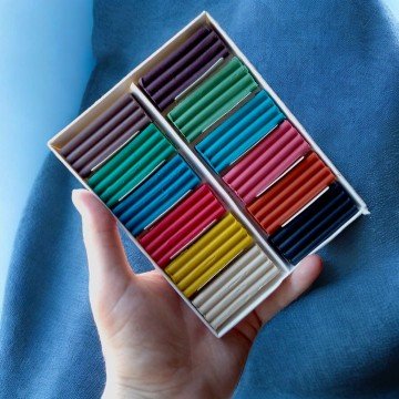 Фото2.Пластилін дитячий, мʼякий, 12 кольорів