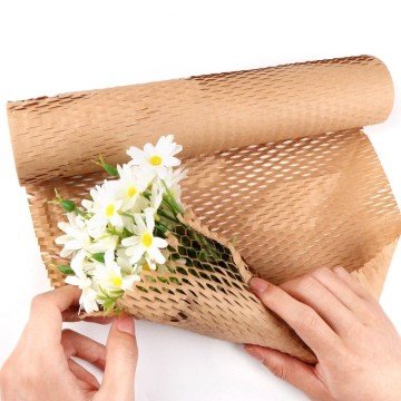 Фото1.Крафт-папір подарунковий, пакувальний HP 70 PINK ширина - 30 см, довжина - 10 метрів