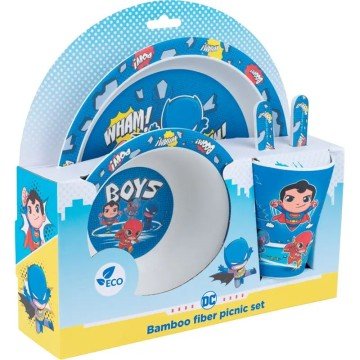 Фото1.Набір посуду з бамбуку DC (5 предметів)