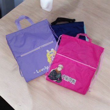 Фото2.Сумка для взуття малинова 39 х 34 см