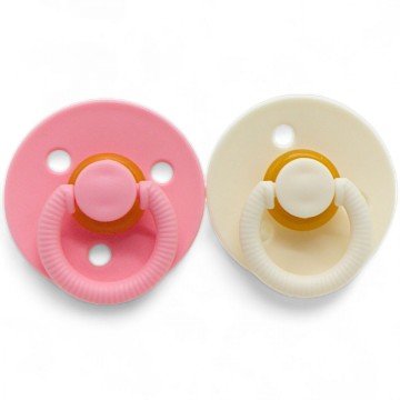 Фото1.Набір латексних пустушок (6 міс+) рожеве+