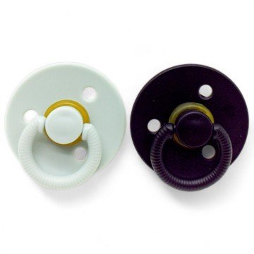 Фото1.Набір латексних пустушок (6 міс+) чорна+