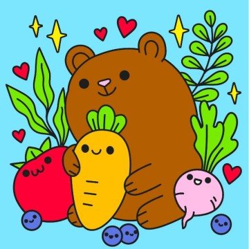 Фото1.Дитячий набір для розпису 