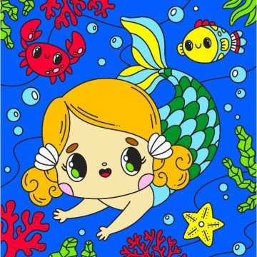 Фото1.Дитячий набір для розпису 