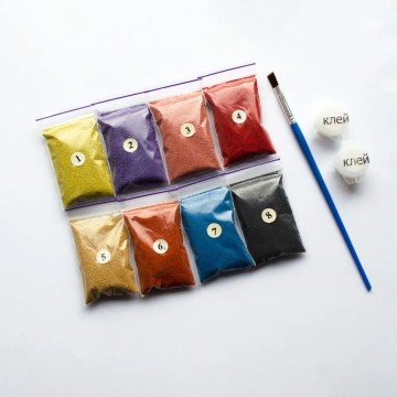 Фото1.Набір для малювання піском 