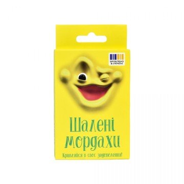 Фото2.Настільна гра Strateg Шалені мордахи українською мовою