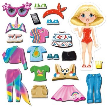 Фото1.Гра настільна Roter Käfer магнітна одягалка Vladi Toys (246253)