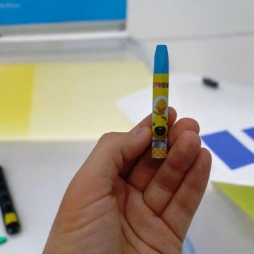 Фото2.Набір воскової крейди для малювання, 12 кольорів