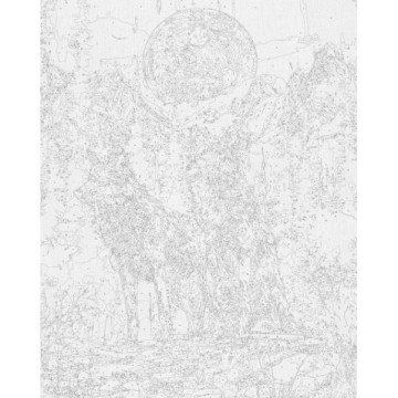 Фото1.Картина по номерах з фарбами металік 