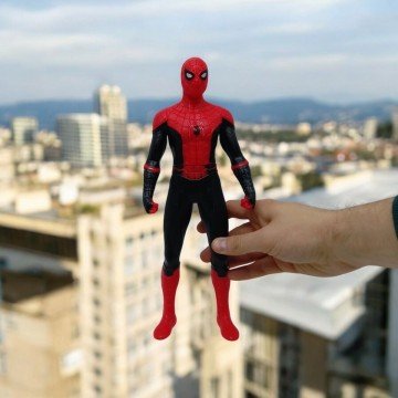 Фото1.Фігурка супергероя Людина павук рухливі частини, висота 30 см, в коробці