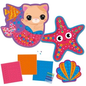 Фото1.Набір для творчості зі мʼякою мозаїкою та стразами 