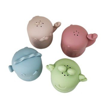 Фото1.Набір силіконових іграшок для купання 