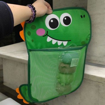 Фото1.Органайзер для іграшок у ванну (Динозавр) 43х33 см