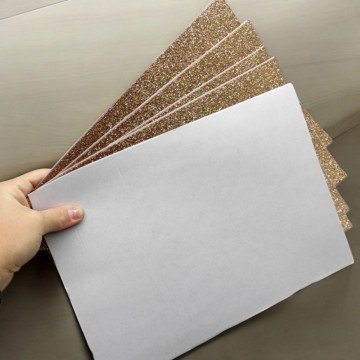 Фото1.Фоаміран з глітером А4 (210х297мм, товщина 1,6 мм) 5 аркушів