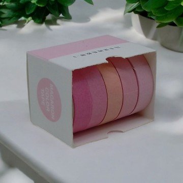 Фото1.Скотч декоративний 1 см х 2 м, 5 штук, мікс