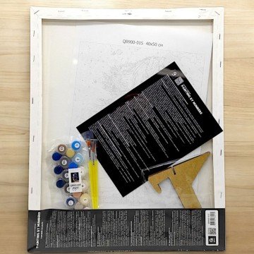 Фото1.Картина по номерах на підставці 