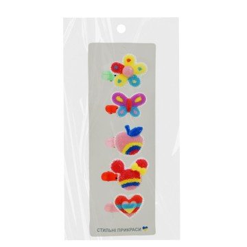 Фото1.Заколки для дівчат, 5 штук, з підсвічуванням