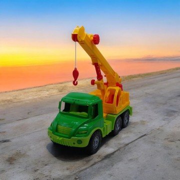 Фото1.Машинка Автокран Атлантіс (зелена)