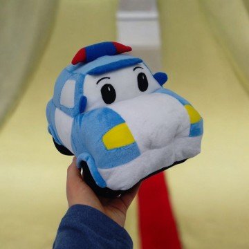 Фото1.М'яка іграшка Машинка Робокар Полі, 30 см