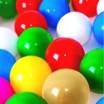 Фото1.Набір кульок для сухого басейну (діаметр 8 см) 45 шт Maximus (252365)