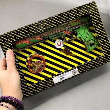 Фото1.Гумкостріл  деревʼяний 