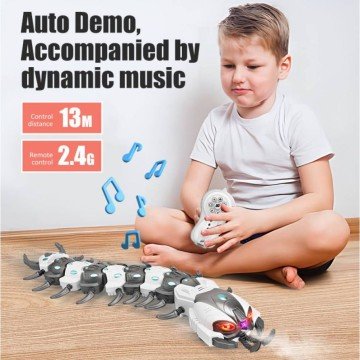 Фото1.Багатоніжка на радіокеруванні, світло, звук, мелодії, парогенератор