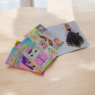 Фото1.Студія краси книга з наліпками Fashion and Accesories