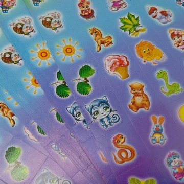 Фото1.Наліпки дрібні, 25 аркушів