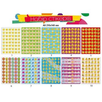 Фото1.Наліпки стікери 