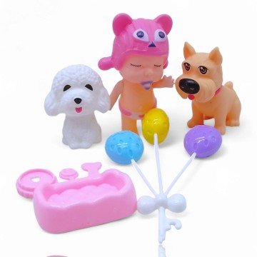 Фото1.Лялька міні, з улюбленцями і аксесуарами, мікс видів