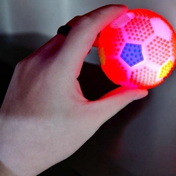 Фото1.М'яч стрибун зі світлом (6 cм), мікс видів