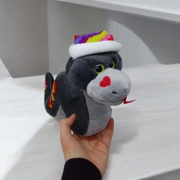 Фото1.Мʼяка іграшка Змія Сільва, 36 х 20 см