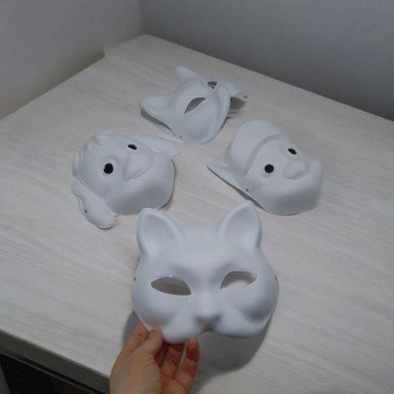 Фото2.Маска-розмальовка з папʼє-маше 