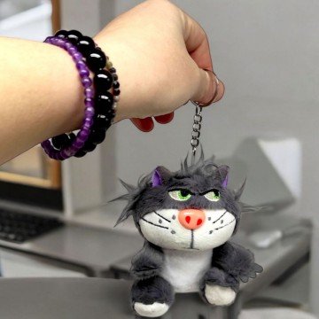 Фото1.Мʼяка іграшка-брелок 