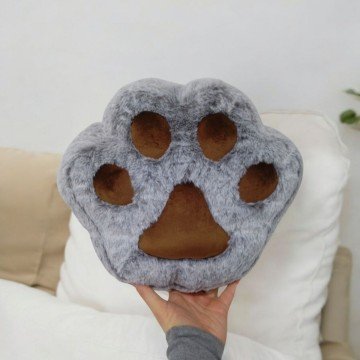 Фото1.Мʼяка іграшка Лапка 32 х 32 см Сіра