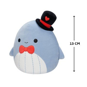 Фото1.М'яка іграшка Squishmallows – Синій кит Самір (13 cm)