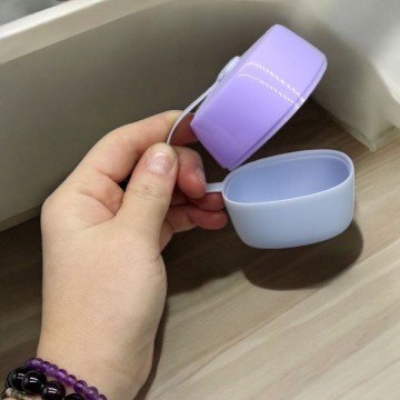 Фото1.Контейнер для зберігання пустушки (бірюзовий)