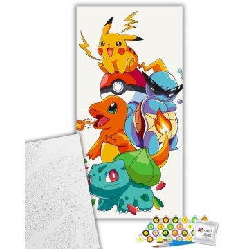 Фото1.Картина по номерах аніме  