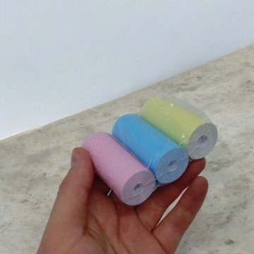 Фото1.Папір для термопринтеру, кольоровий, 3 штуки